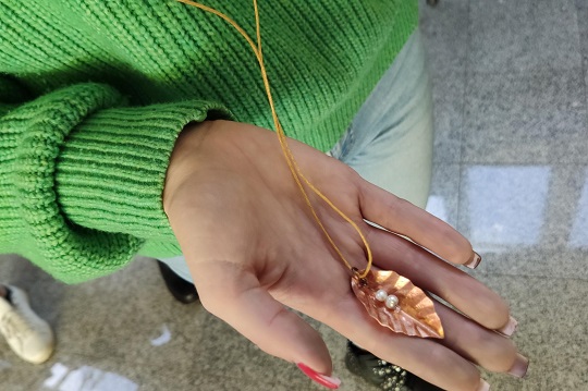 jedan od modela nakita izraenih na radionici